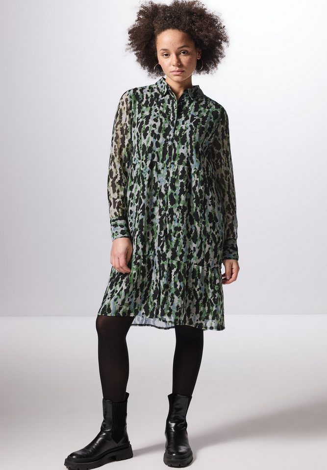 STREET ONE STUDIO Midikleid mit allover Grafikprint von STREET ONE STUDIO