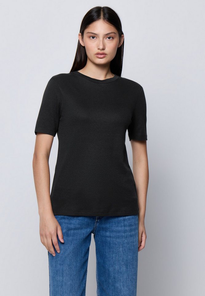 STREET ONE STUDIO Rundhalsshirt Basic von STREET ONE STUDIO