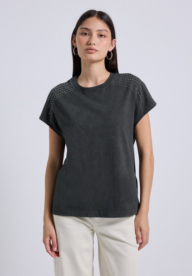STREET ONE STUDIO Rundhalsshirt mit Glitzer-Details von STREET ONE STUDIO