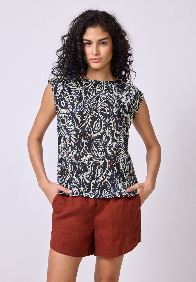 STREET ONE STUDIO Shirttop aus softem Materialmix von STREET ONE STUDIO