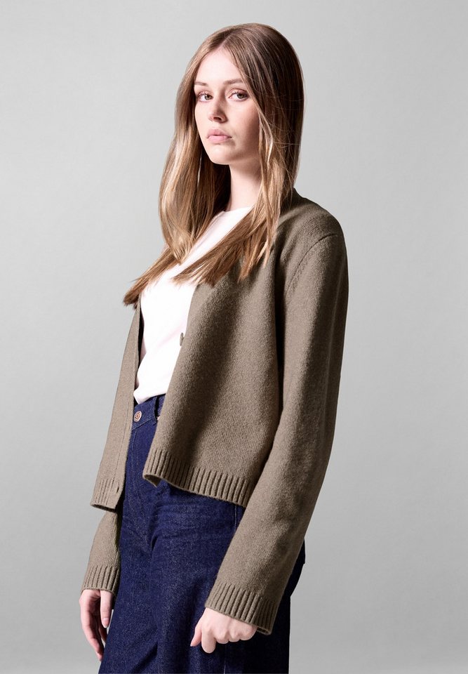 STREET ONE STUDIO Strickjacke aus softem Materialmix von STREET ONE STUDIO