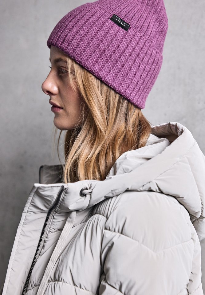 STREET ONE STUDIO Strickmütze aus softem Materialmix von STREET ONE STUDIO