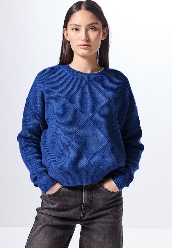 STREET ONE STUDIO Strickpullover aus softem Materialmix von STREET ONE STUDIO