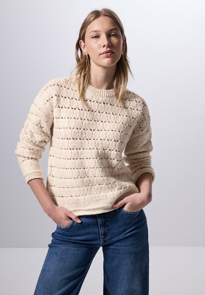 STREET ONE STUDIO Strickpullover aus softem Materialmix von STREET ONE STUDIO