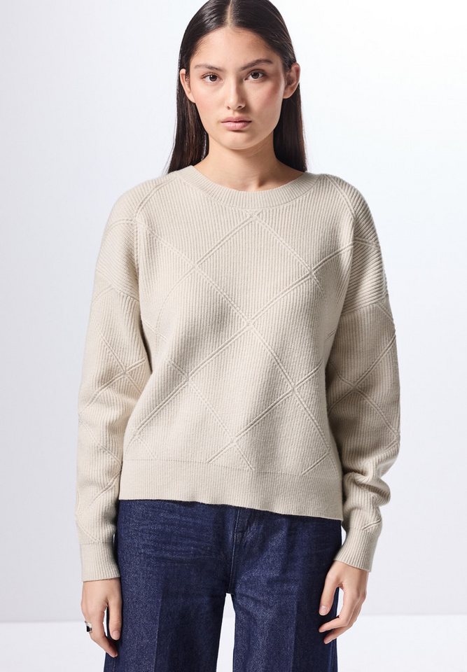 STREET ONE STUDIO Strickpullover aus softem Materialmix von STREET ONE STUDIO