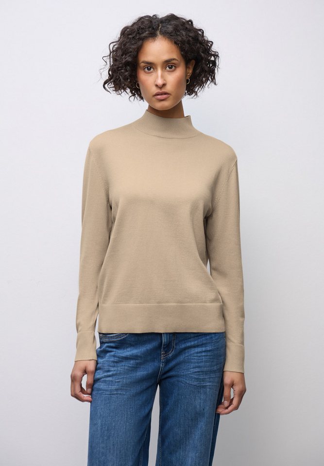 STREET ONE STUDIO Strickpullover mit Materialmix von STREET ONE STUDIO