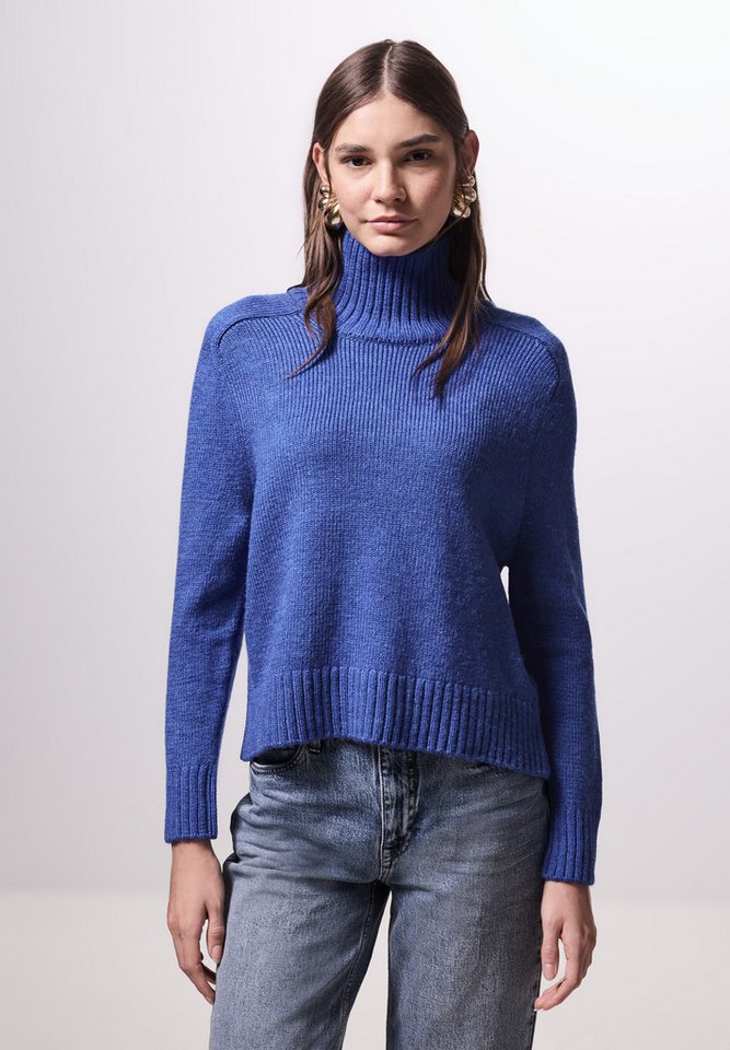 STREET ONE STUDIO Strickpullover mit Materialmix von STREET ONE STUDIO