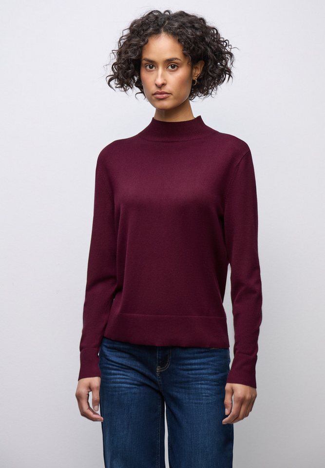 STREET ONE STUDIO Strickpullover mit Materialmix von STREET ONE STUDIO