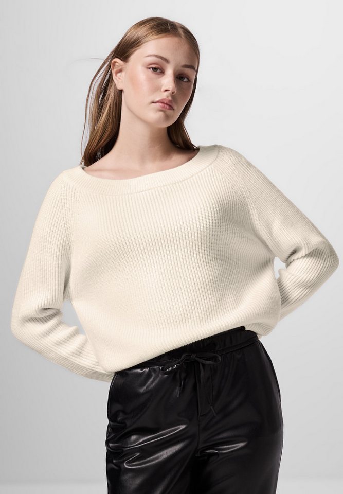 STREET ONE STUDIO Strickpullover mit U-Boot-Ausschnitt von STREET ONE STUDIO