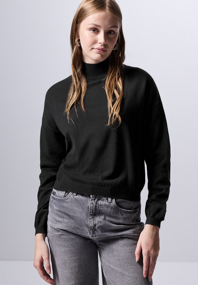 STREET ONE STUDIO Strickpullover mit Elastiksaum von STREET ONE STUDIO