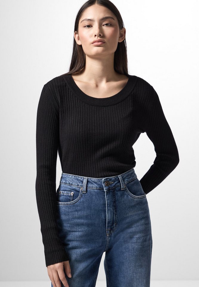 STREET ONE STUDIO Sweatshirt aus softem Materialmix von STREET ONE STUDIO