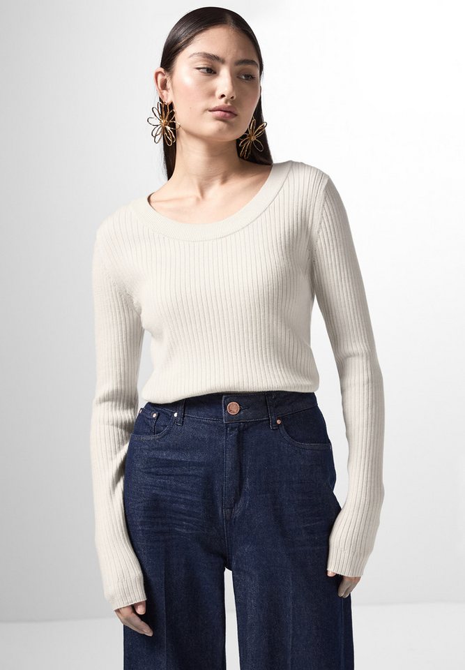 STREET ONE STUDIO Sweatshirt aus softem Materialmix von STREET ONE STUDIO