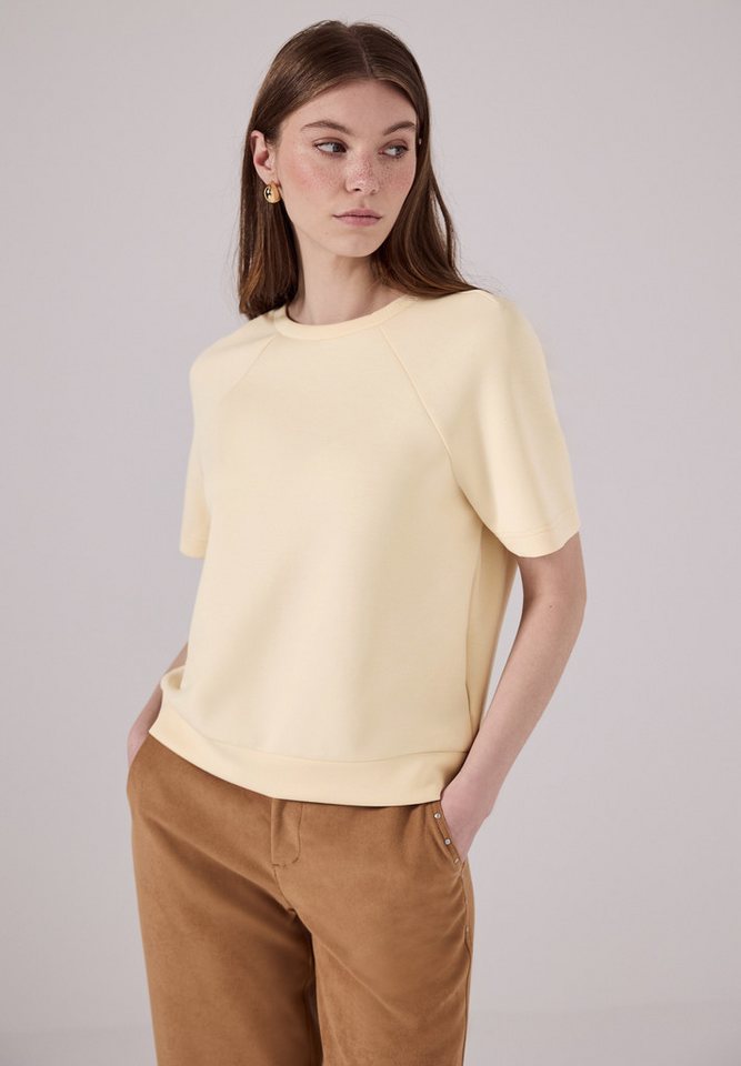 STREET ONE STUDIO T-Shirt aus softem Materialmix von STREET ONE STUDIO