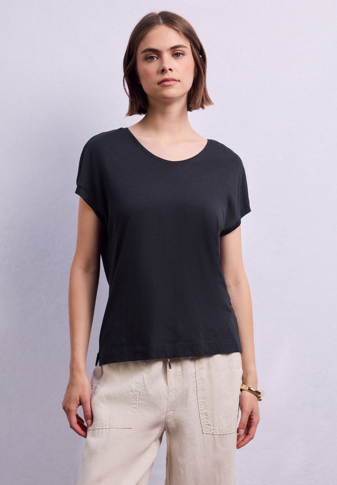 STREET ONE STUDIO T-Shirt mit V-Ausschnitt von STREET ONE STUDIO