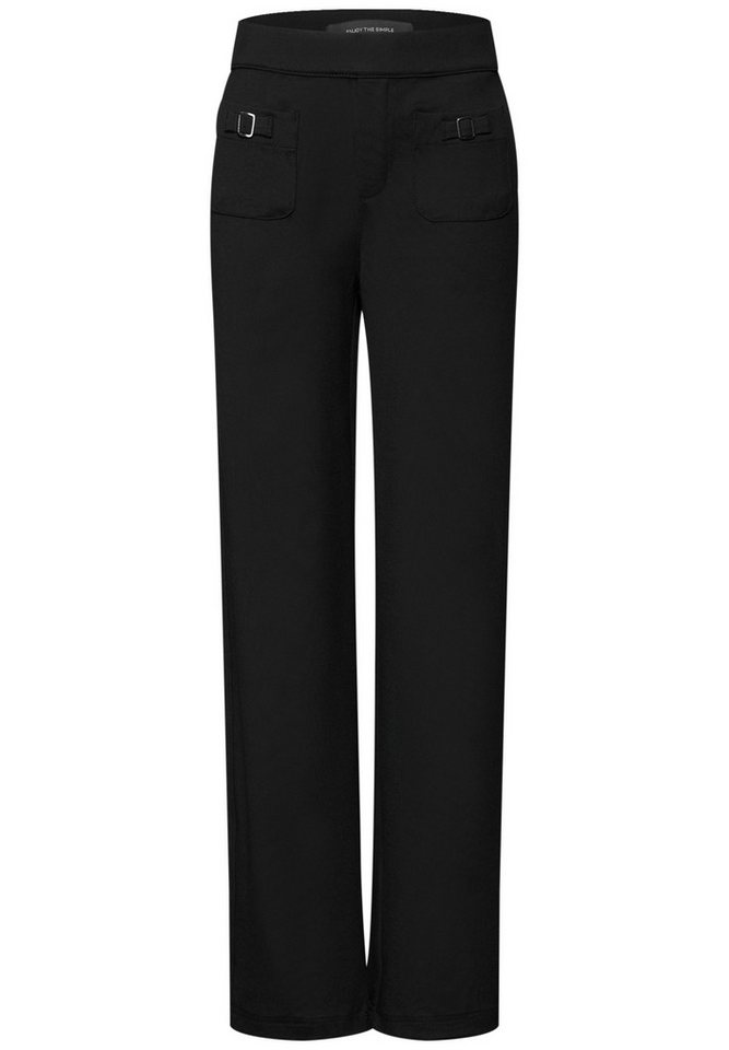 STREET ONE 5-Pocket-Hose Straight Leg_Front Pocket Buck von STREET ONE