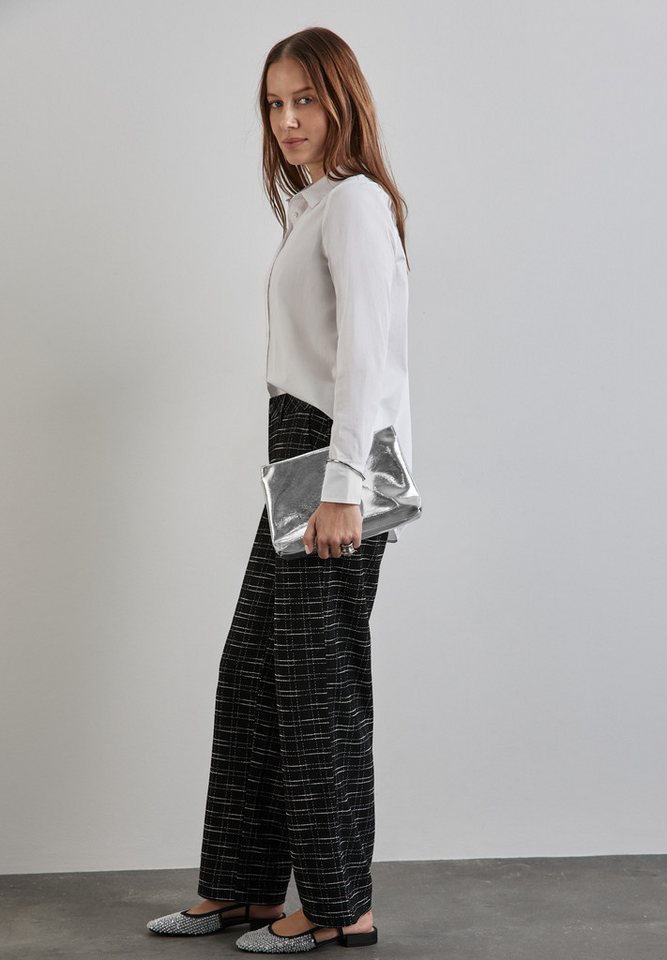 STREET ONE 5-Pocket-Jeans Karierte Bouclé Hose STREET ONE 5-Pocket-Jeans Karierte Bouclé Hose von STREET ONE
