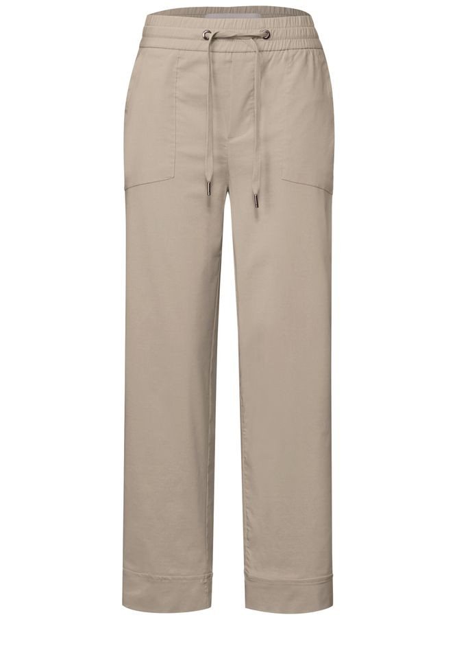 STREET ONE 7/8-Hose - Casual Fit Hose Damen – 7/8 Stoffhose – High Waist von STREET ONE