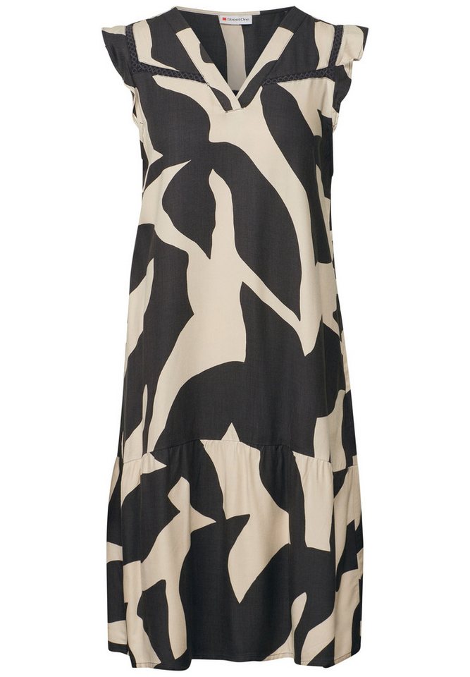 STREET ONE Blusenkleid Gemustertes Tunika-Kleid (1-tlg) von STREET ONE