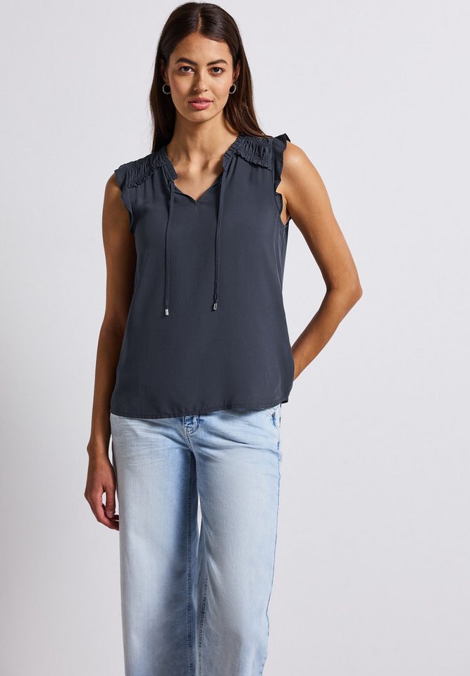 STREET ONE Blusentop aus softer Viskose von STREET ONE