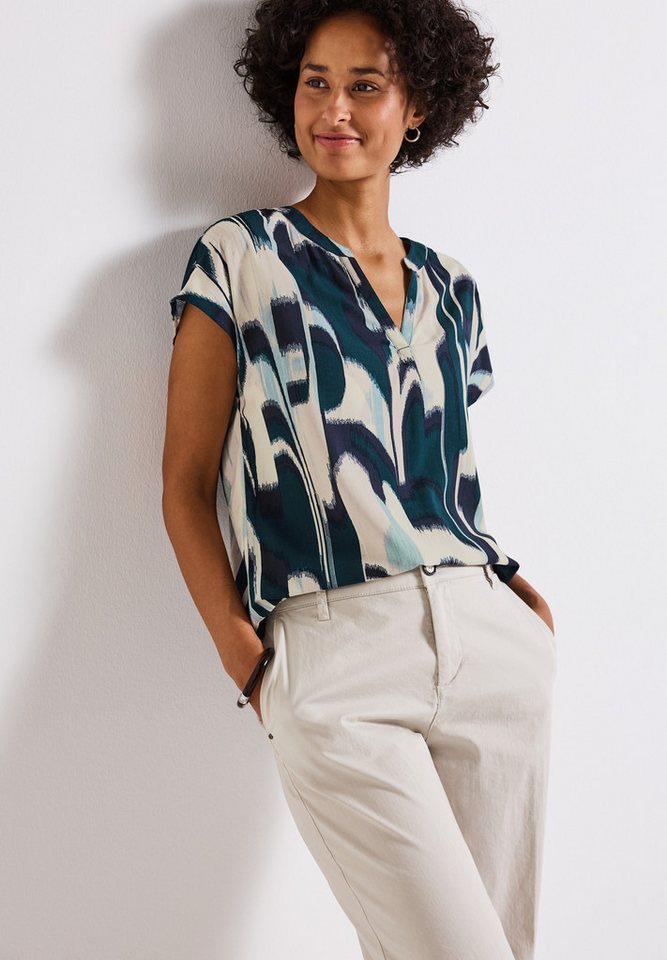 STREET ONE Blusentop mit grafischem Muster von STREET ONE