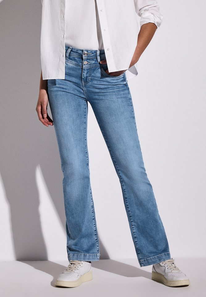 STREET ONE Bootcut-Jeans mit Stretch von STREET ONE