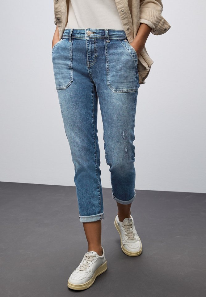 STREET ONE Boyfriend-Jeans mit Taschen von STREET ONE