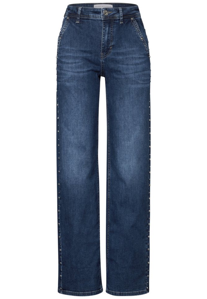 STREET ONE Chinohose Style Denim-Wide Leg.loosefit. von STREET ONE