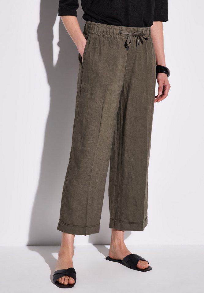 STREET ONE Culotte Styel EMEE Sommerhose mit elastischem Bund mit Tunnelzug von STREET ONE
