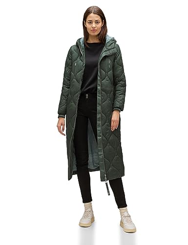 STREET ONE Damen A201881 Steppjacke Lang, Verdant Green, 44 von STREET ONE