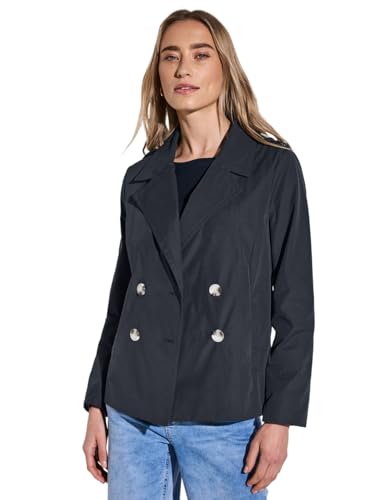 STREET ONE Damen A202057 Trenchcoat, Gravity Blue, 34 von STREET ONE