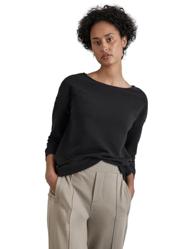 STREET ONE Damen A321989 Strukturshirt,Schwarz, 36 von STREET ONE