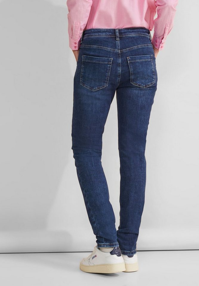 STREET ONE Gerade Jeans High Waist von STREET ONE