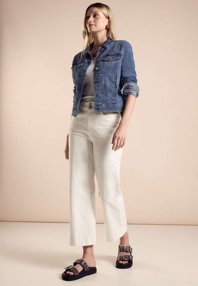 STREET ONE Jackenblazer Indigo Jeansjacke von STREET ONE