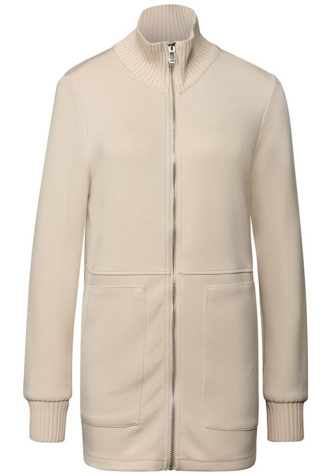 STREET ONE Jackenblazer Sweatjacke mit Strickdetails von STREET ONE