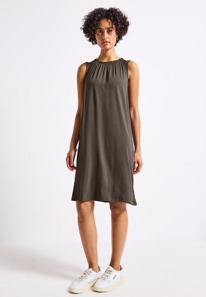 STREET ONE Jerseykleid mit Raffung von STREET ONE
