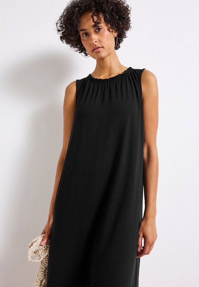 STREET ONE Jerseykleid mit Raffung von STREET ONE
