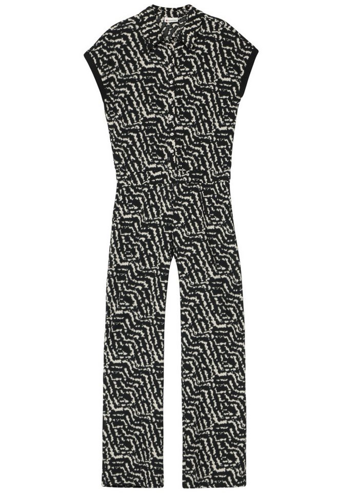 STREET ONE Jumpsuit – Damen Overall im Loose Fit mit Hemdkragen von STREET ONE
