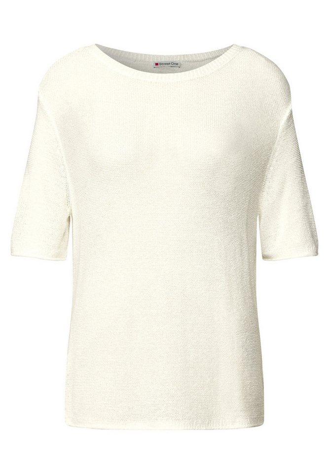 STREET ONE Kurzarmpullover Kurzarmpullover (1-tlg) von STREET ONE
