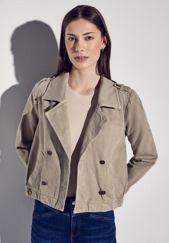 STREET ONE Kurzjacke in Trench-Look, Jeansjacken-Style von STREET ONE