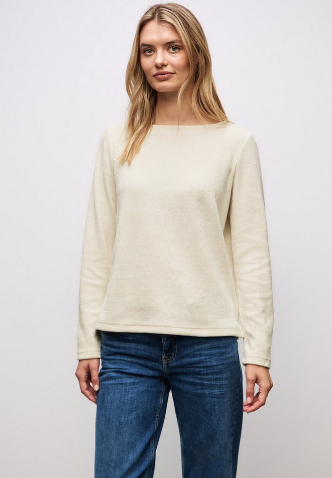 STREET ONE Langarmshirt mit U-Boot-Ausschnitt von STREET ONE
