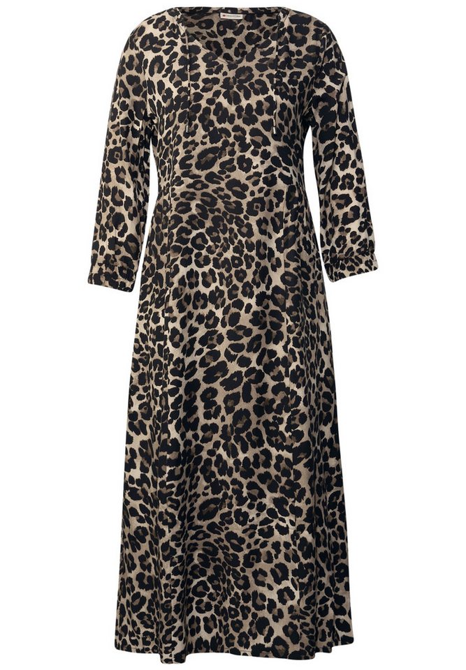 STREET ONE Midikleid – Leichtes Kleid mit modernem All-Over Print von STREET ONE