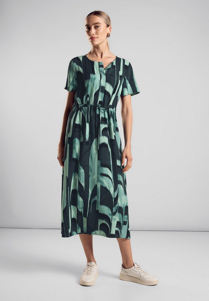 STREET ONE Midikleid mit Allover-Druck von STREET ONE