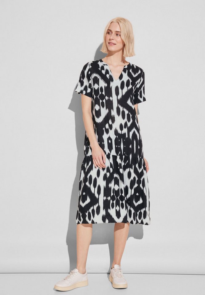 STREET ONE Midikleid mit Volants von STREET ONE