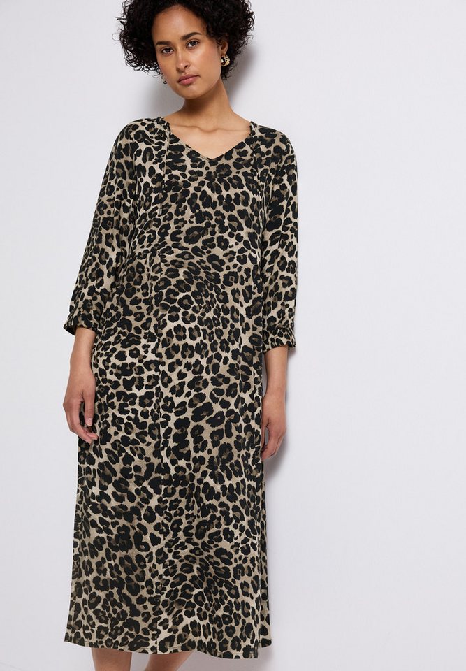 STREET ONE Midikleid mit grafischem Muster und 3/4 -Arm von STREET ONE