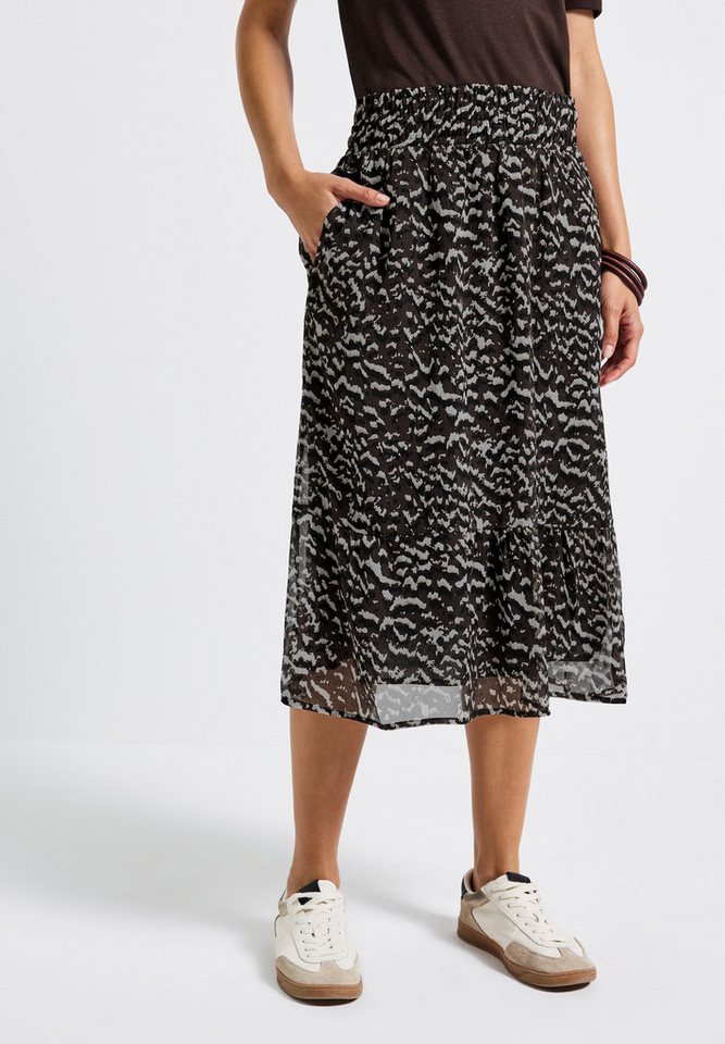 STREET ONE Midirock mit All-Over Print von STREET ONE