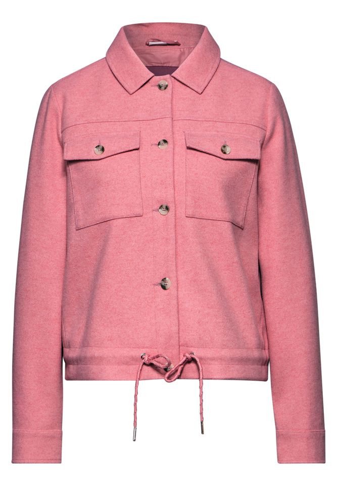 STREET ONE Outdoorjacke – Übergangsjacke in Wolloptik von STREET ONE