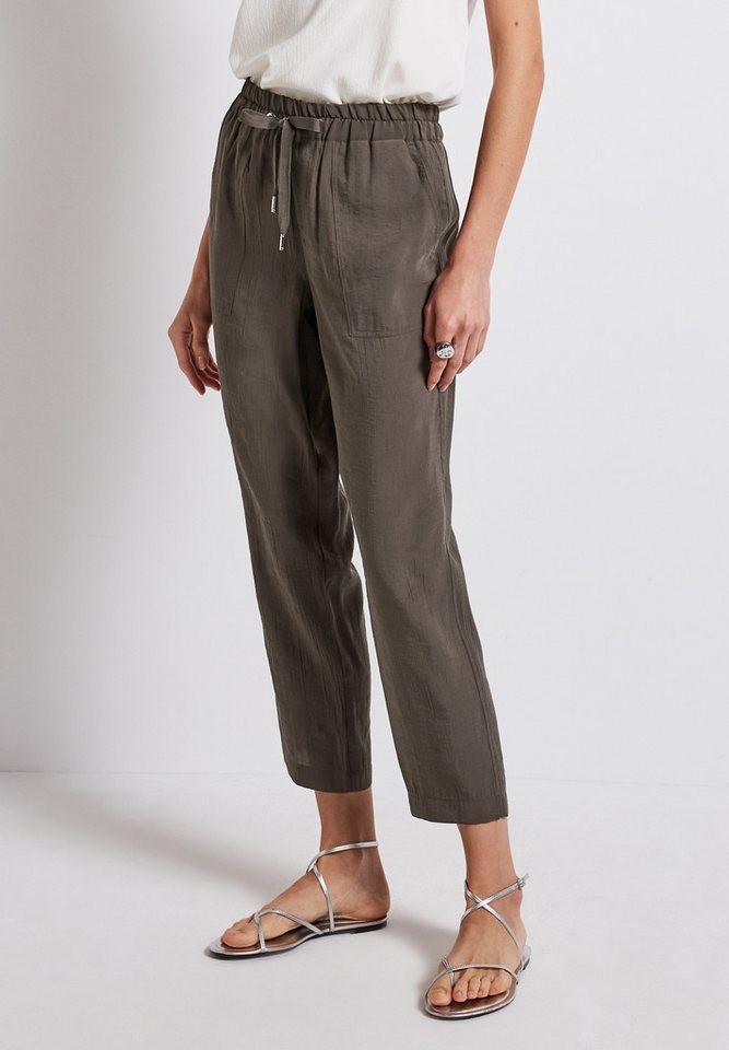 STREET ONE Röhrenhose mit Elastikbund von STREET ONE