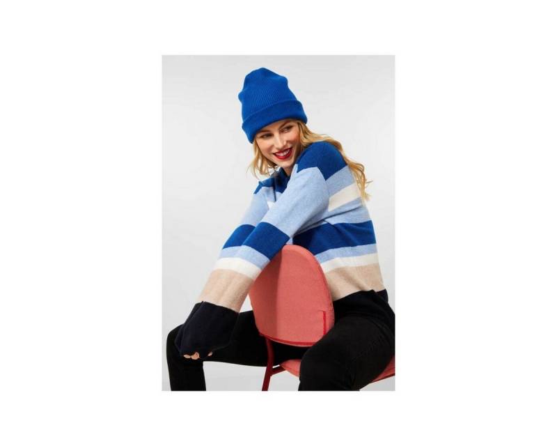 STREET ONE Rollkragenpullover Rollkragenpullover für Damen in blau (1-tlg) von STREET ONE