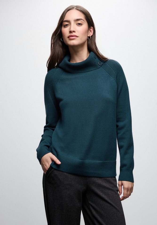 STREET ONE Rollkragenpullover mit Stehkragen von STREET ONE