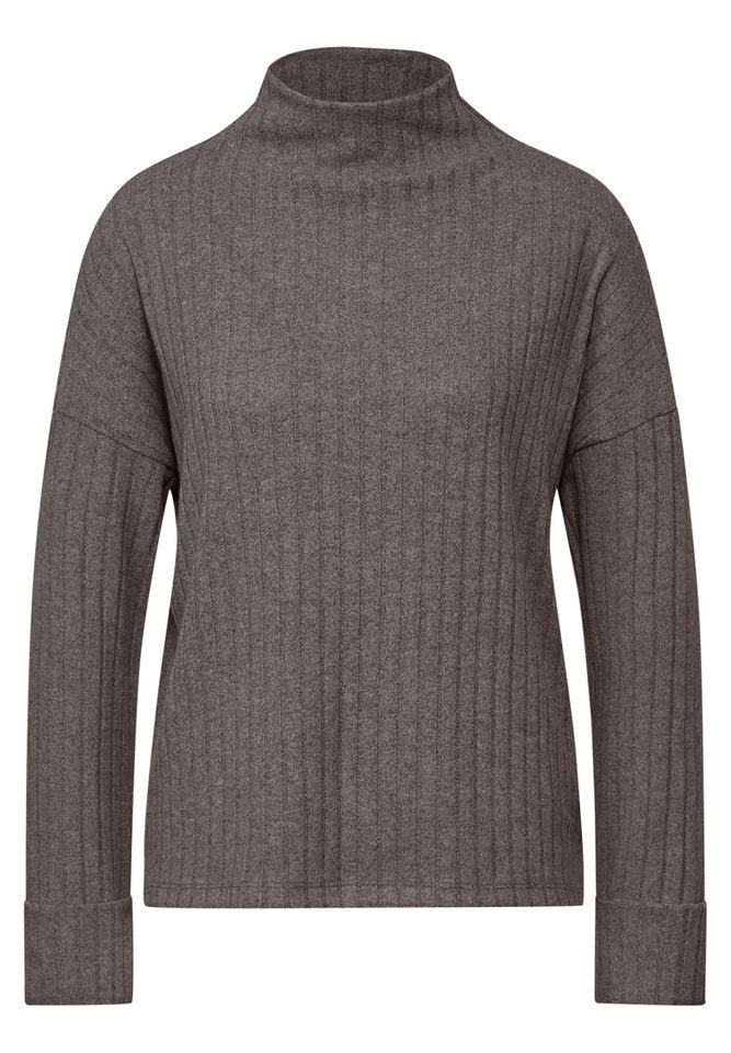 STREET ONE Stehkragenpullover – Langarmshirt mit Turtleneck von STREET ONE